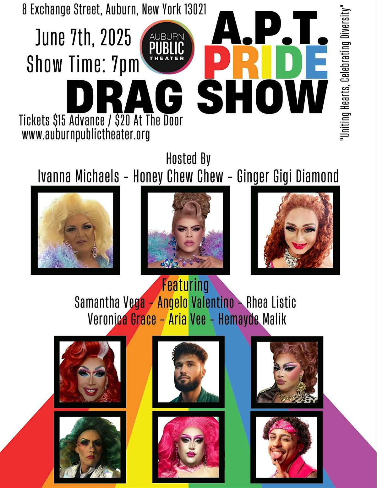 Pride Drag Show: Uniting Hearts, Celebrating Diversity, 7 June | Event in Auburn | AllEvents