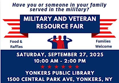 Yonkers Veteran Resource Fair, 27 September | Event in Yonkers | AllEvents