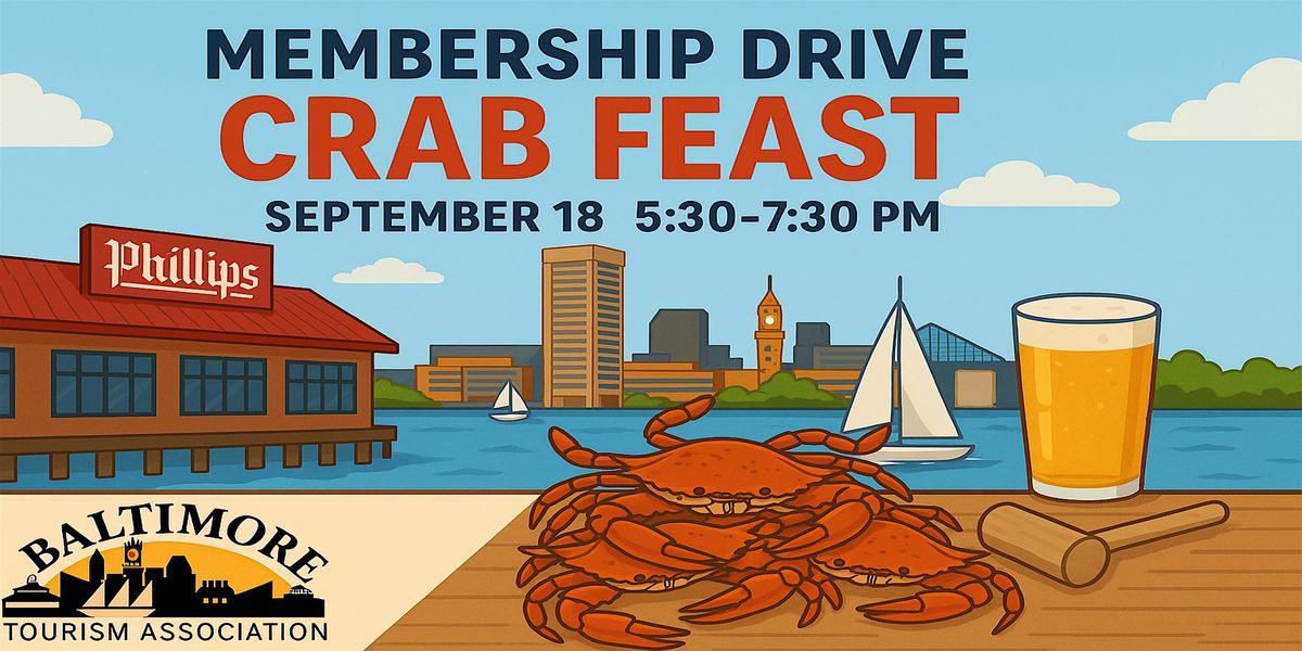 BTA Crab Feast & Membership Drive, 18 September | Event in Baltimore | AllEvents