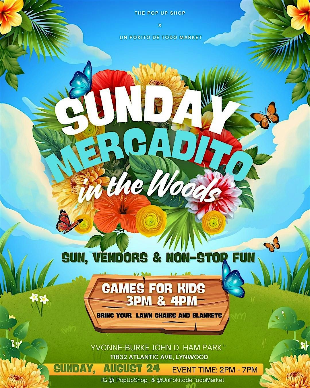Sunday Mercadito Luau Style at Ham Park in Lynwood, 24 August | Event in Lynwood | AllEvents