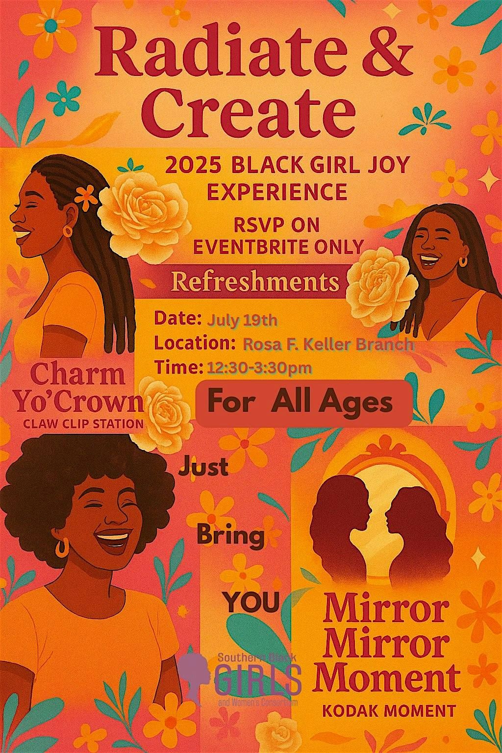 Radiate & Create: Black Girl Joy Experience 2025, 19 July | Event in New Orleans | AllEvents