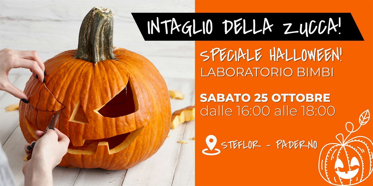 Laboratorio bimbi: Intaglio della Zucca! - 1° turno, 25 October | Event in Paderno Dugnano | AllEvents