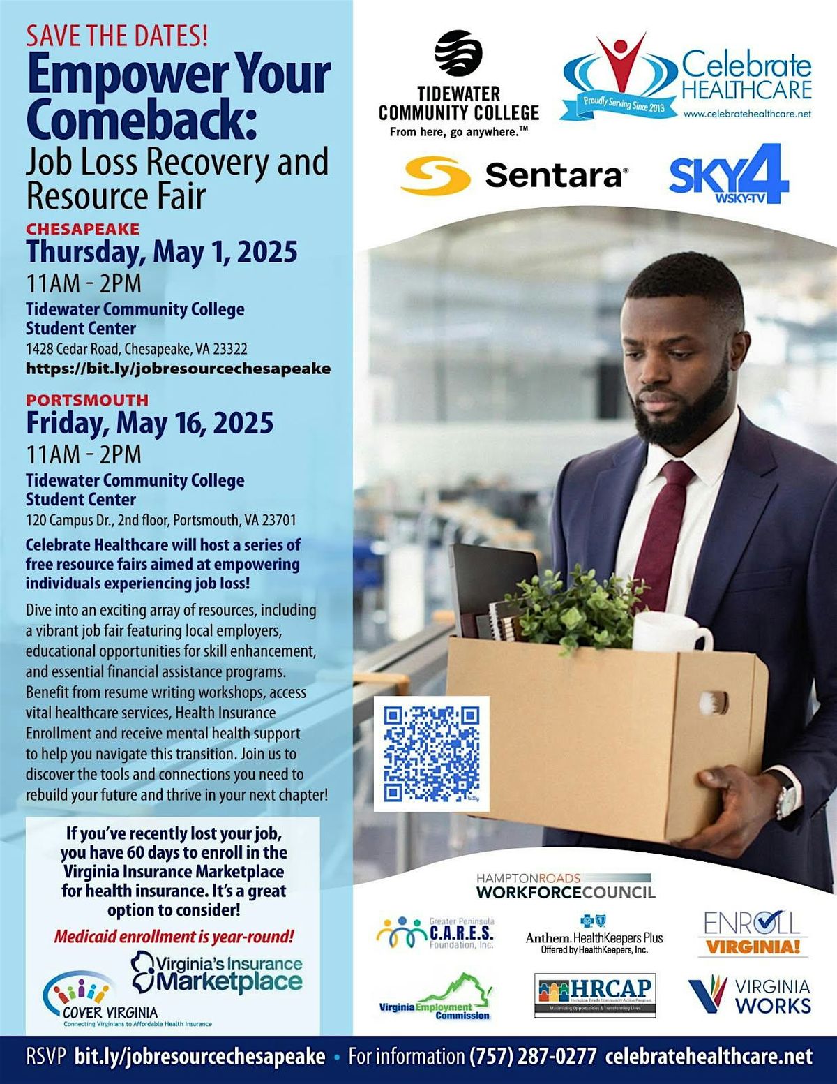 Portsmouth-   Empower Your Comeback: Job Loss Recovery and Resource Fair, 16 May | Event in Chesapeake | AllEvents