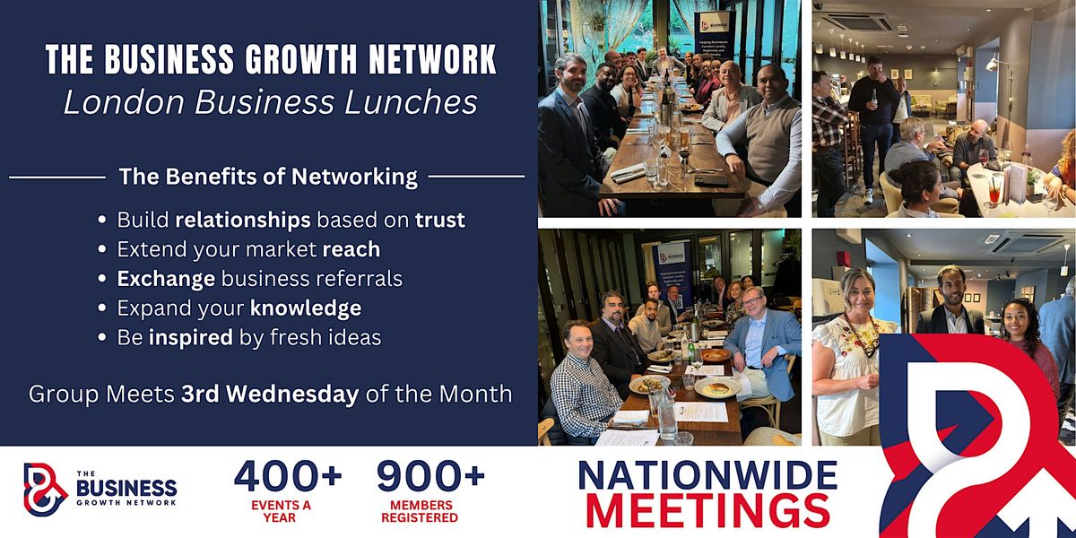 London Business Networking Lunch 2026, 21 January | Event in London | AllEvents