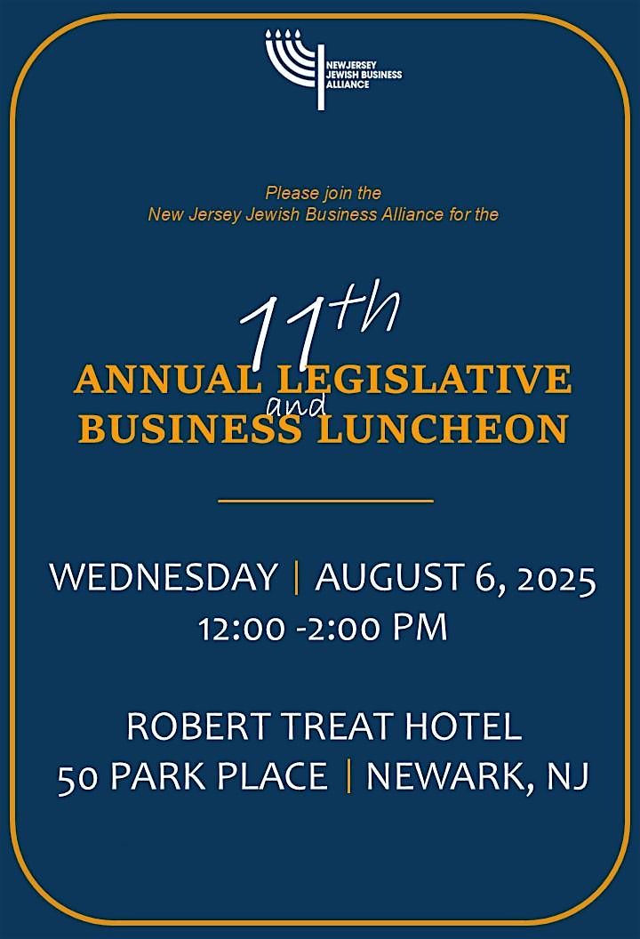 Legislative & Business Luncheon, 6 August | Event in Newark | AllEvents