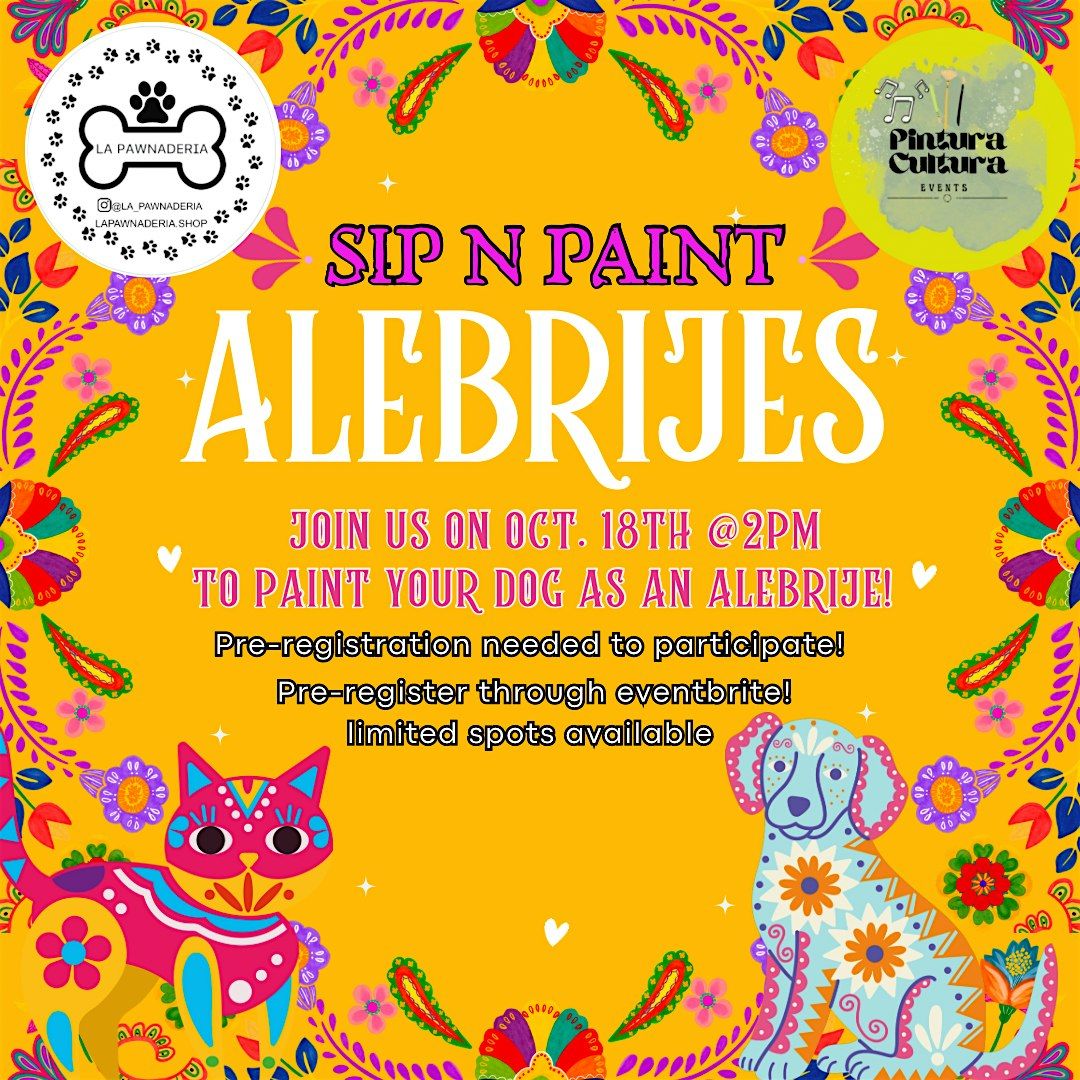 Paint & Sip Alebrijes (2pm) | Event in Downey | AllEvents