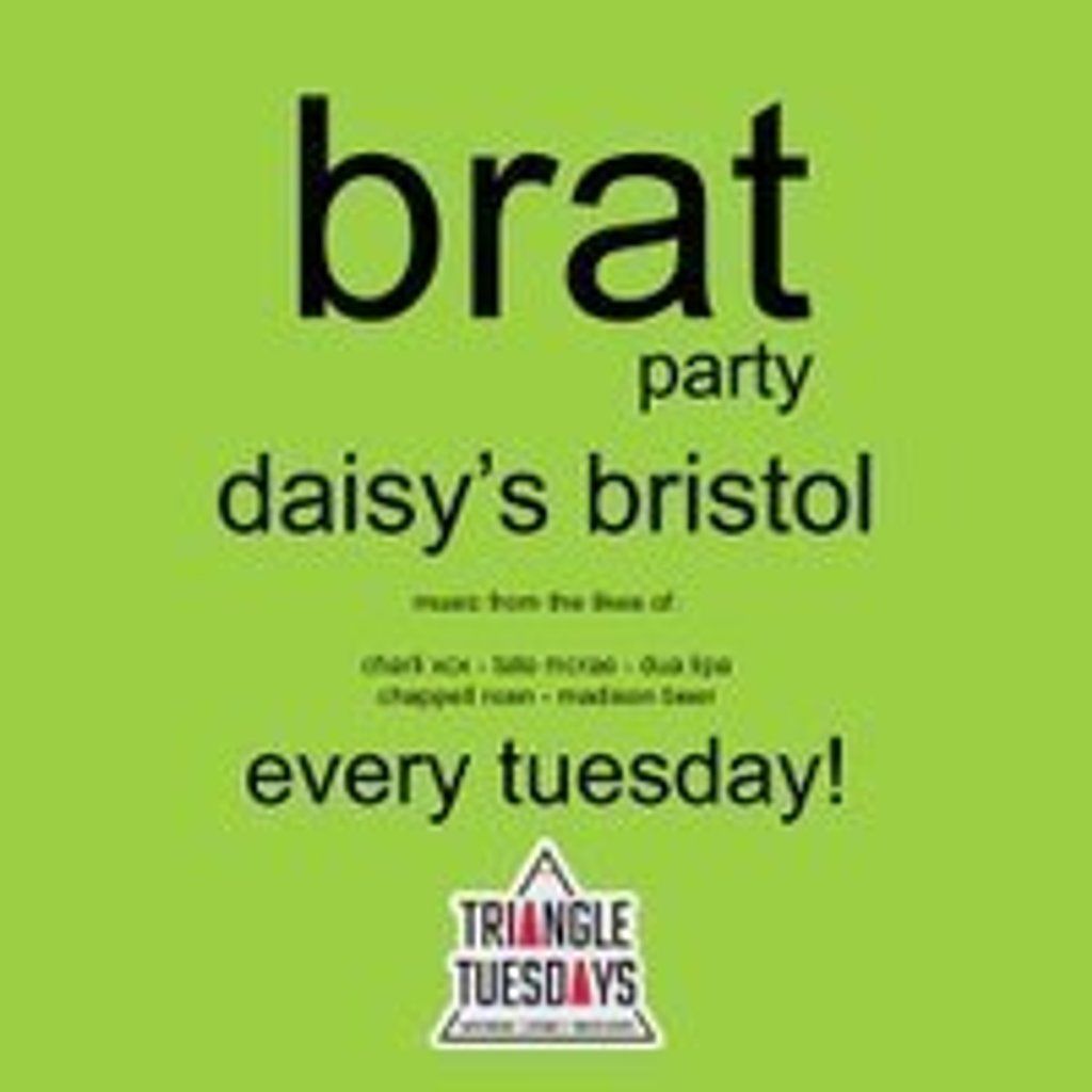 BRAT Party- Triangle Tuesdays, 2 December | Event in Bristol | AllEvents