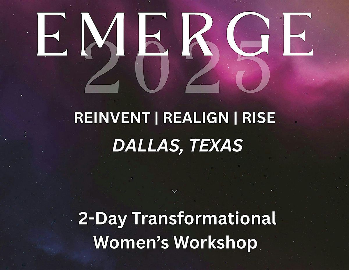 EMERGE 2025: REINVENT | REALIGN | RISE, 26 September | Event in Dallas | AllEvents