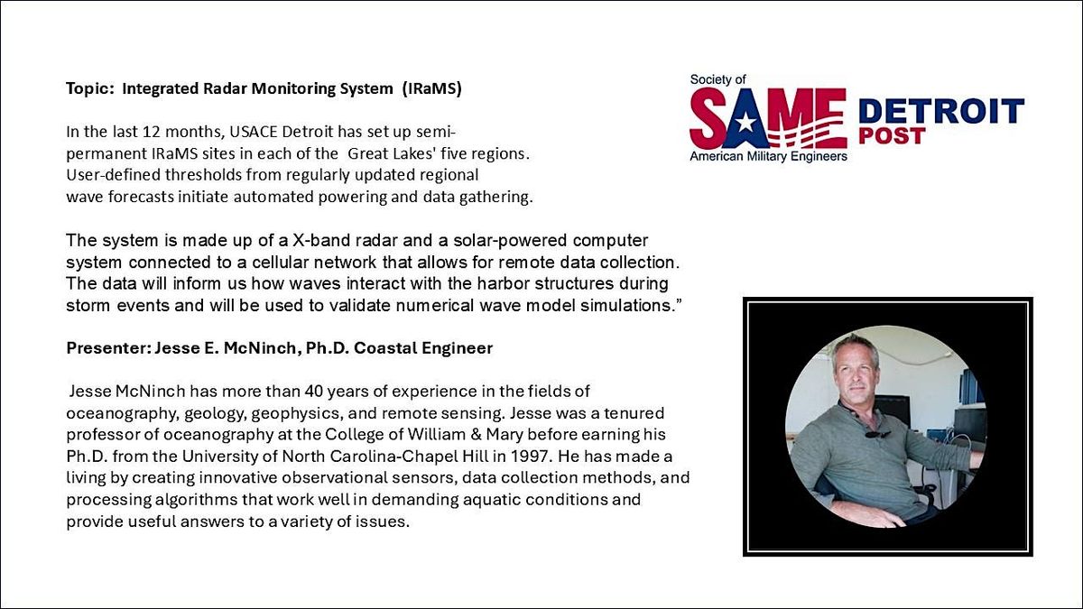 Integrated Radar Monitoring System  (IRaMS) | Event in Detroit | AllEvents