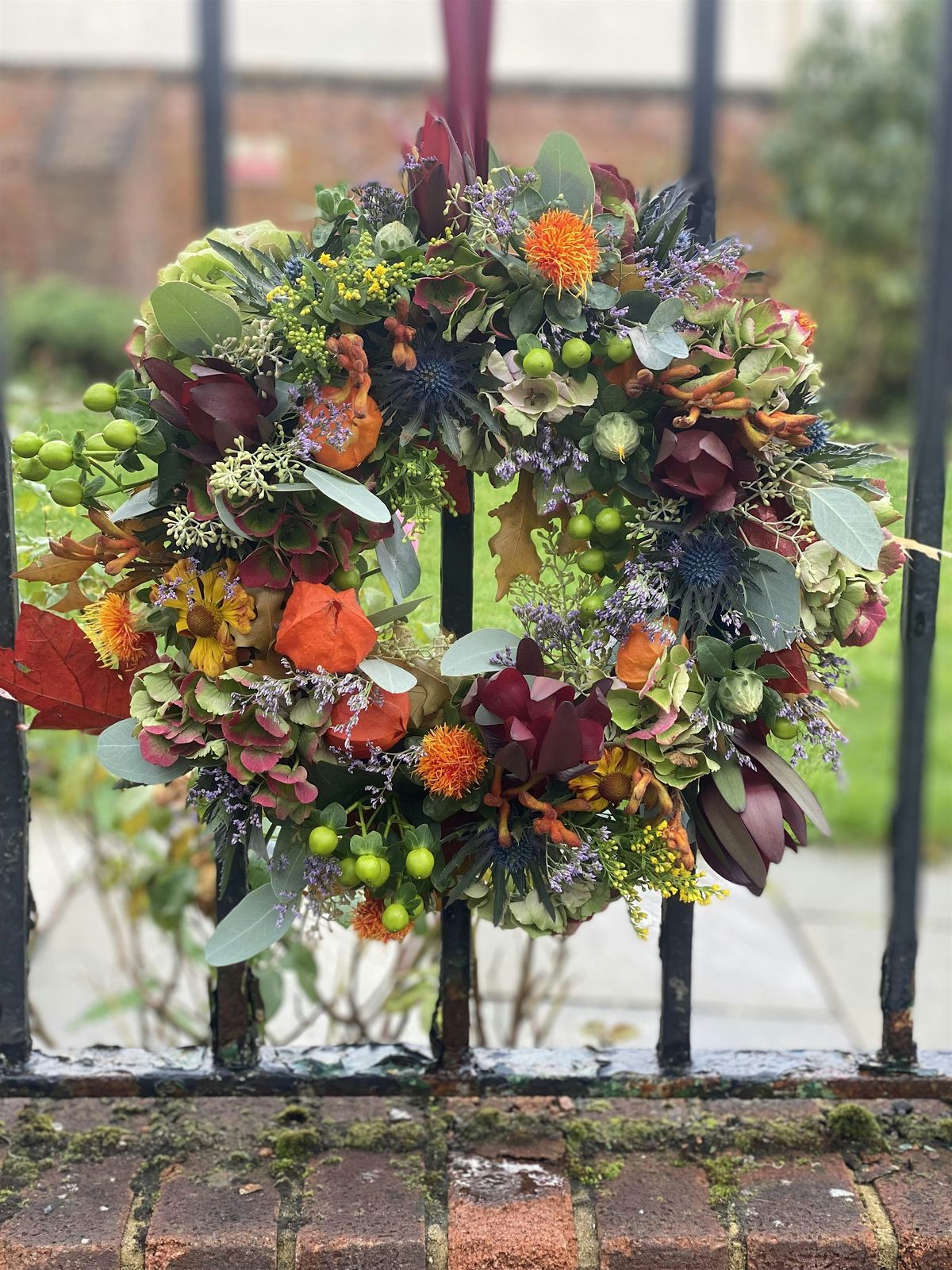 Autumnal Door Wreath Workshop, 25 September | Event in Bishop's Stortford | AllEvents