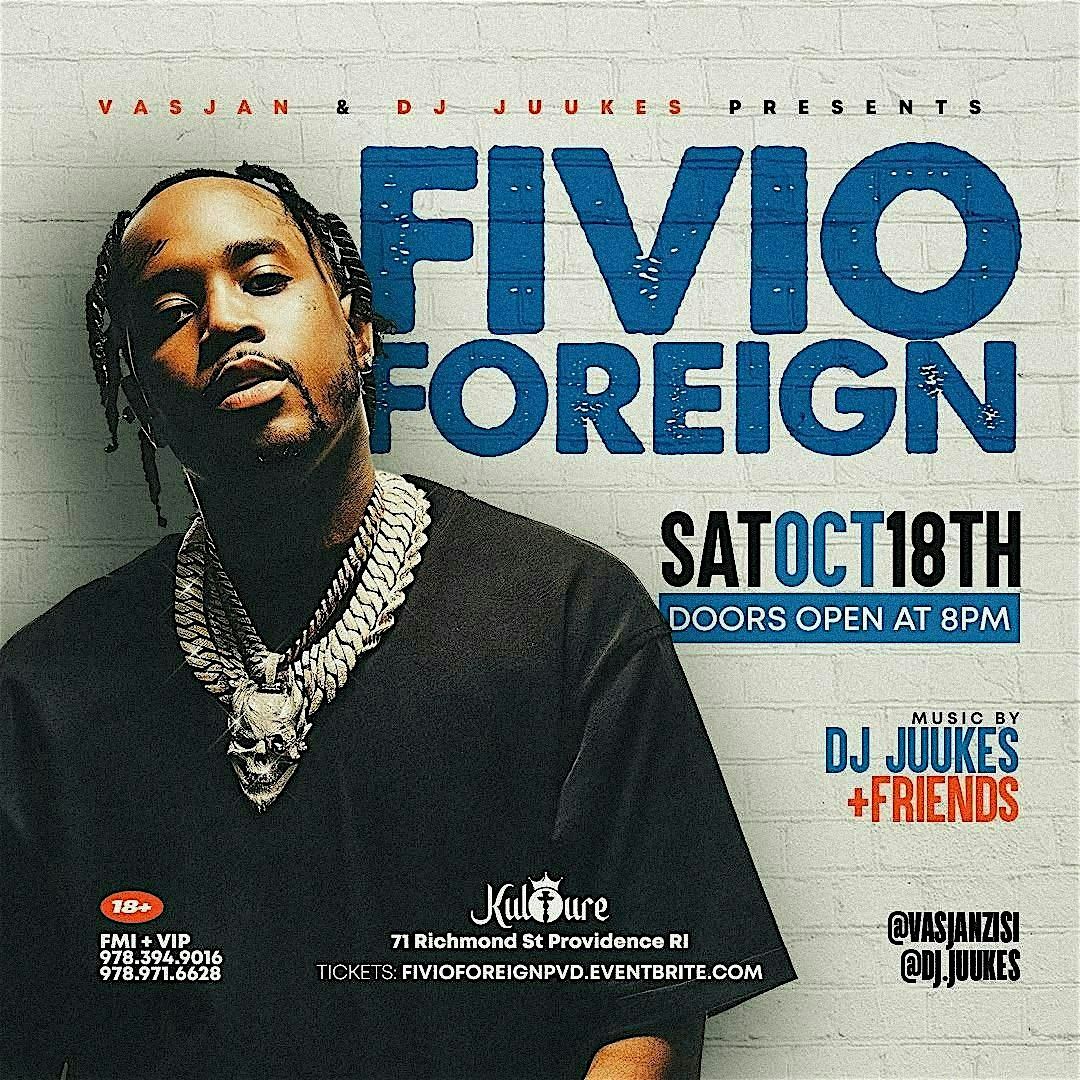FIVIO FOREIGN IN PROVIDENCE, 18 October | Event in Providence | AllEvents