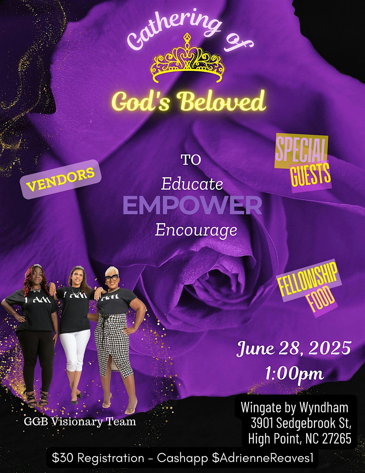 The Gathering of God's Beloved, 28 June | Event in High Point | AllEvents