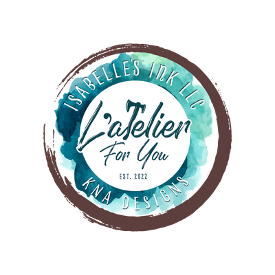 L'Atelier: Isabelle's Ink & KNA Designs logo