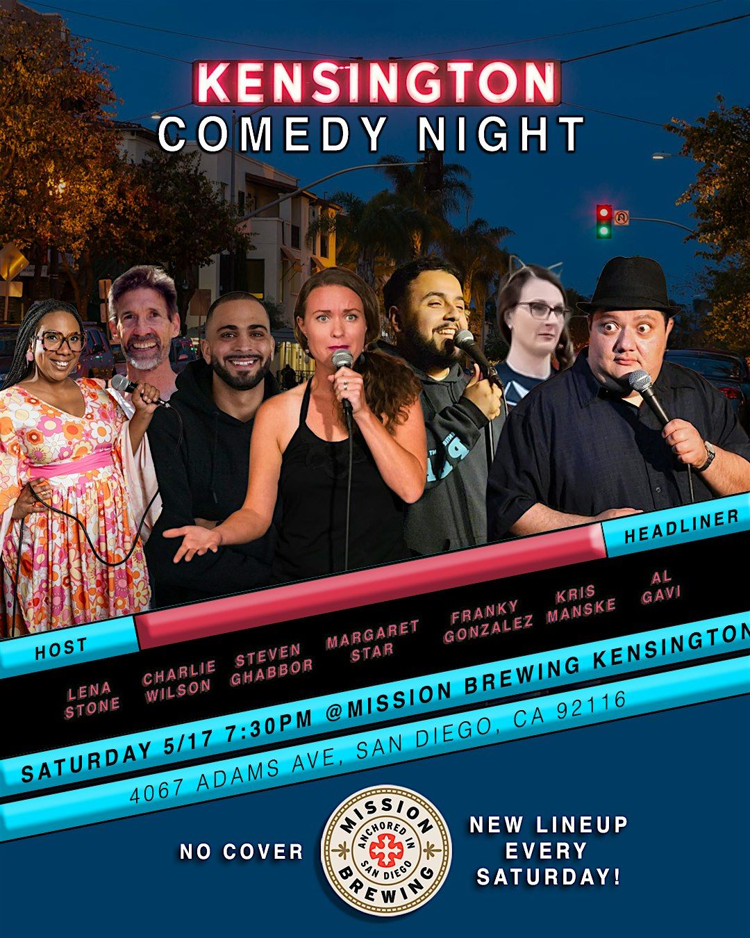 Kensington Comedy Night w/Headliner Al Gavi | Event in San Diego | AllEvents