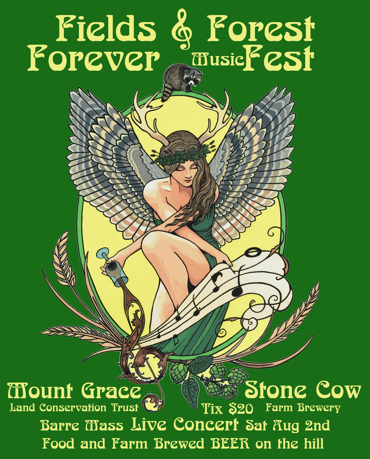 Stone Cow Brewery Fields & Forest Forever Music Fest, 2 August | Event in Barre | AllEvents