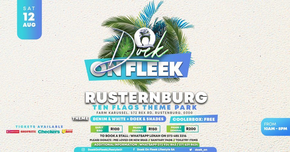 Doek On Fleek All White Womens Picnic -  Rusternburg, 18 November | Event in Randfontein | AllEvents.in