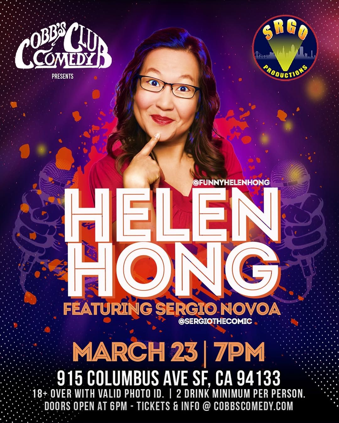 Helen Hong at Stress Factory Comedy Club - Valley Forge, 22 August | Event in King of Prussia | AllEvents