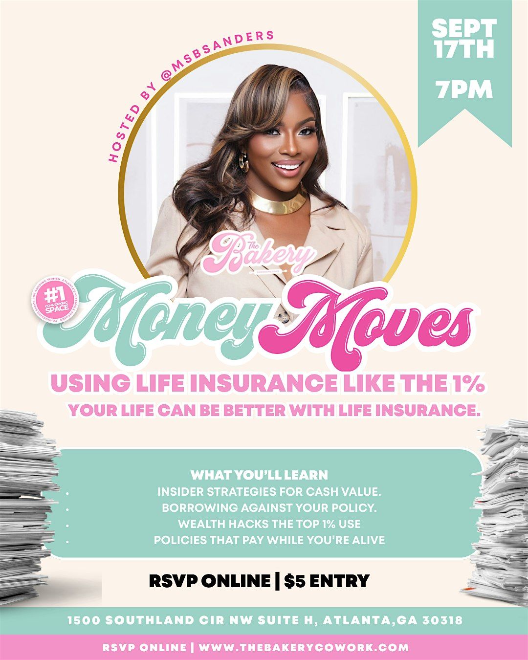 Money Moves (The UItimate Life Insurance Class), 17 September | Event in Atlanta | AllEvents