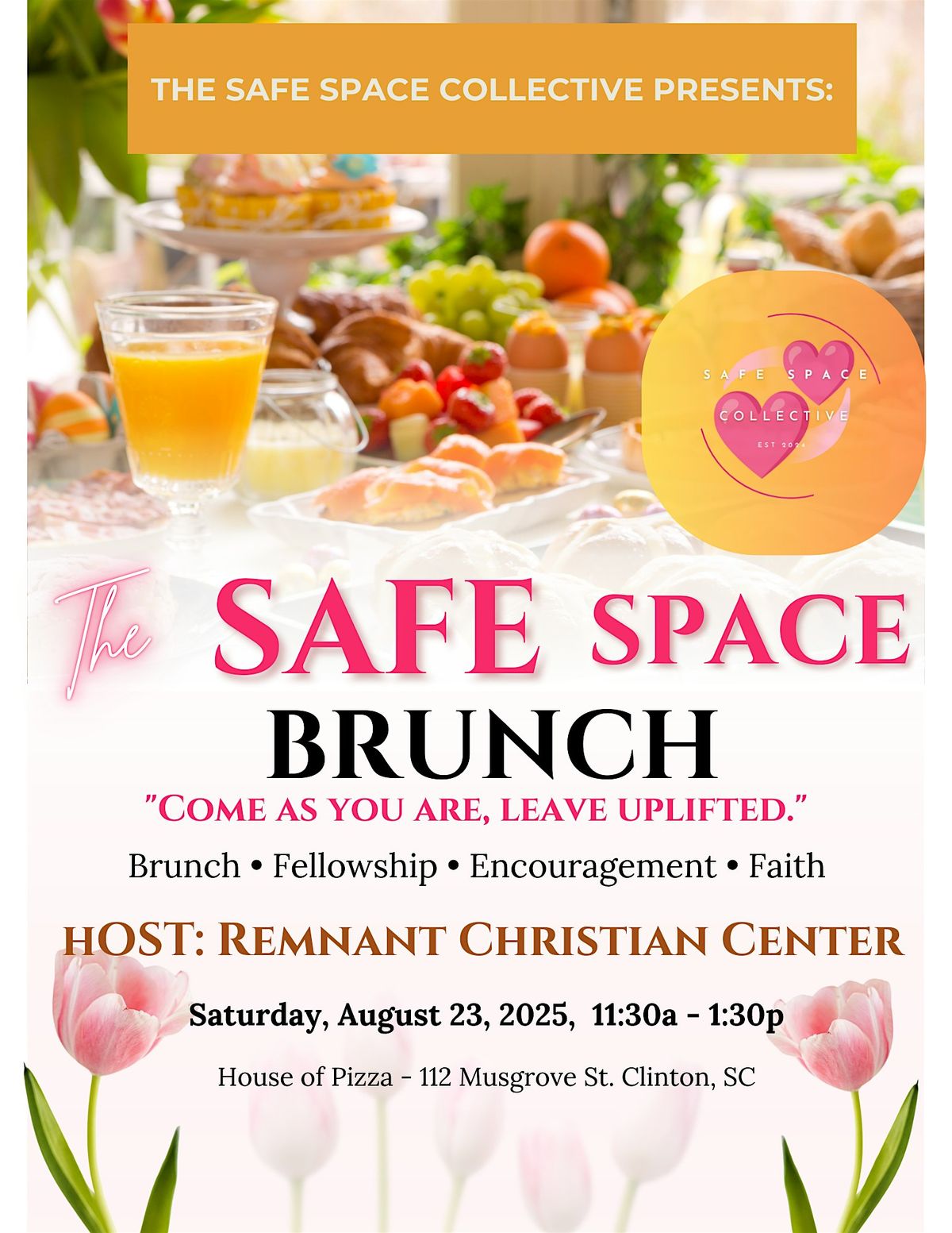 The Safe Space Brunch, 23 August | Event in Clinton | AllEvents