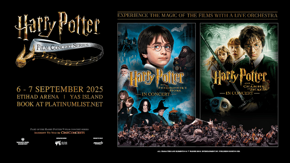 Harry Potter™ Film Concert Series at Etihad Arena in Abu Dhabi, 7 September | Event in Abu Dhabi | AllEvents