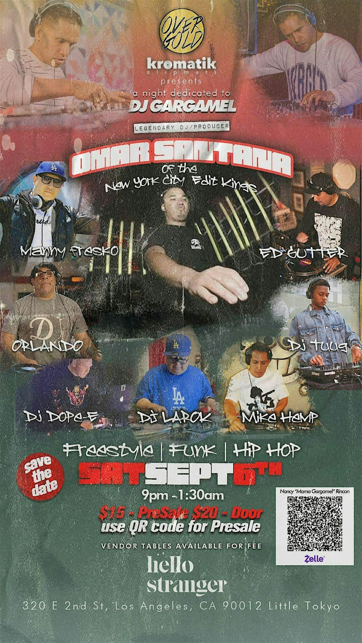Overgold -  Kromatik presents a Night Dedicated to D J Gargamel, 6 September | Event in Los Angeles | AllEvents