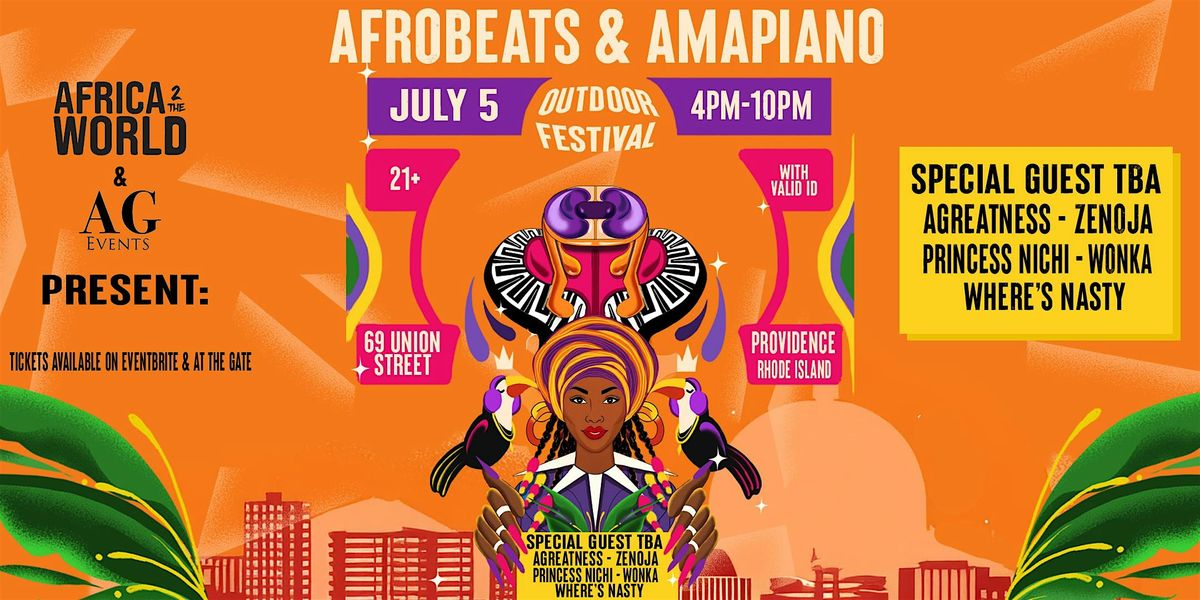 Afrobeats & Amapiano Outdoor Festival, 5 July | Event in Providence | AllEvents
