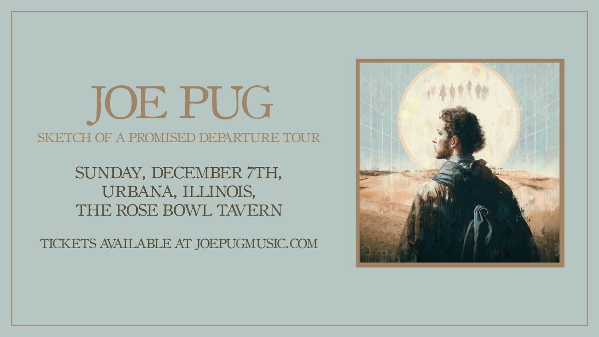 Joe Pug live at the Rose Bowl Tavern, 7 December | Event in Urbana | AllEvents