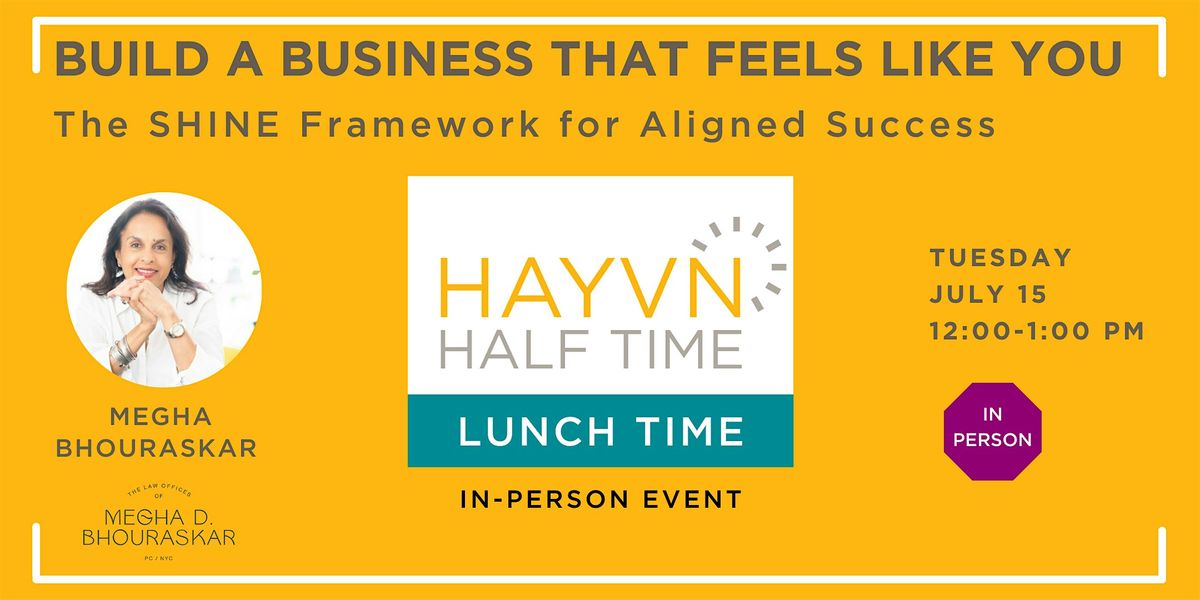 Halftime: Build a Business That Feels Like You, 15 July | Event in Darien | AllEvents