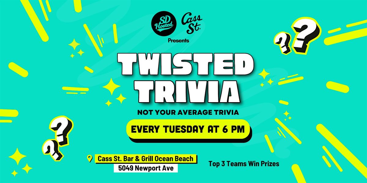 Twisted Trivia in Ocean Beach | Event in San Diego | AllEvents