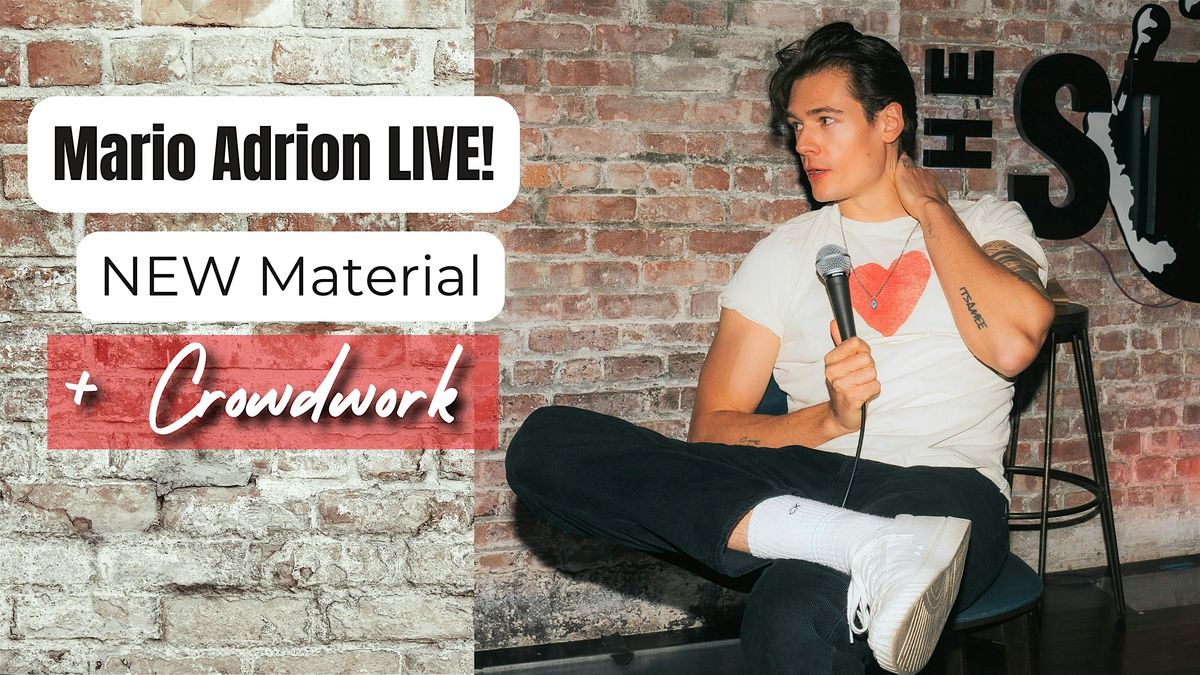 Mario Adrion LIVE: New Material and Crowd Work, 19 September | Event in Brooklyn | AllEvents