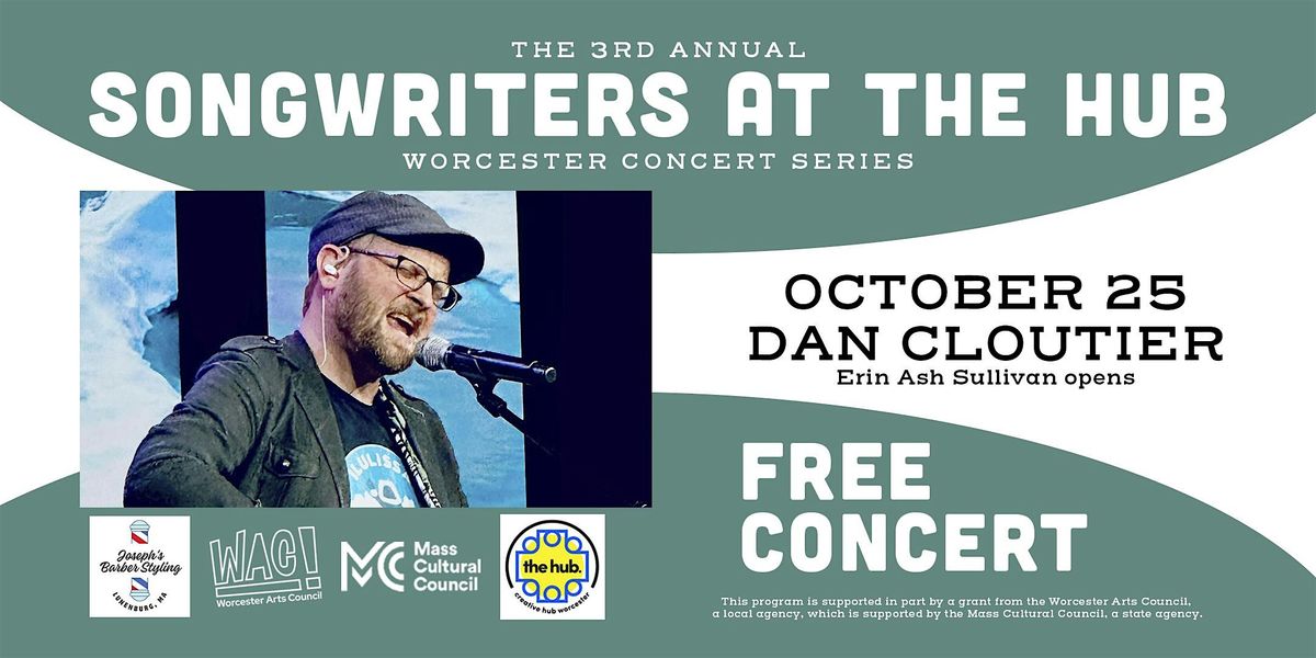 Free Concert  • Dan Cloutier w/ Erin Ash Sullivan, 25 October | Event in Worcester | AllEvents