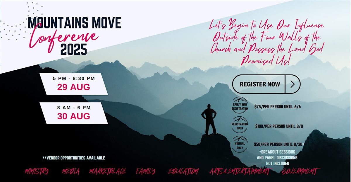 Mountains Move Conference, 29 August | Event in Bloomington | AllEvents