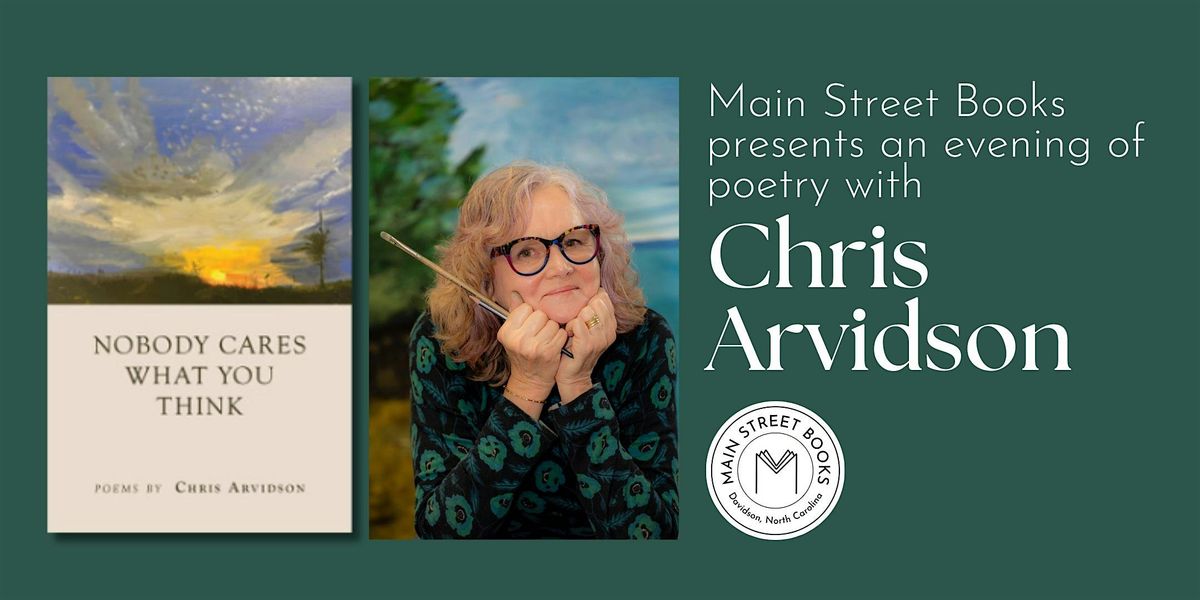 Chris Arvidson: NOBODY CARES WHAT YOU THINK, 24 June | Event in Davidson | AllEvents