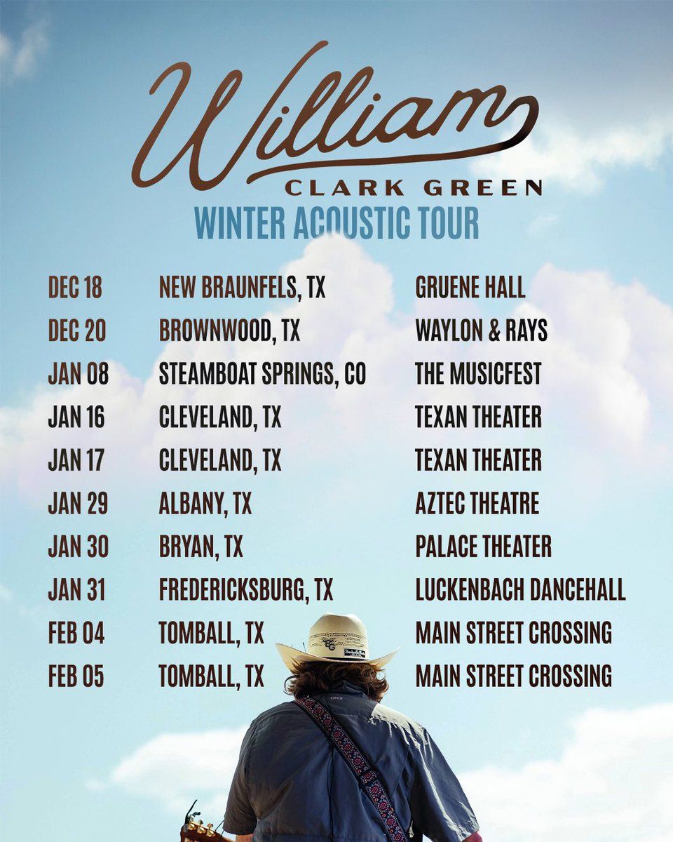 William Clark Green, 15 January | Event in Cleveland | AllEvents