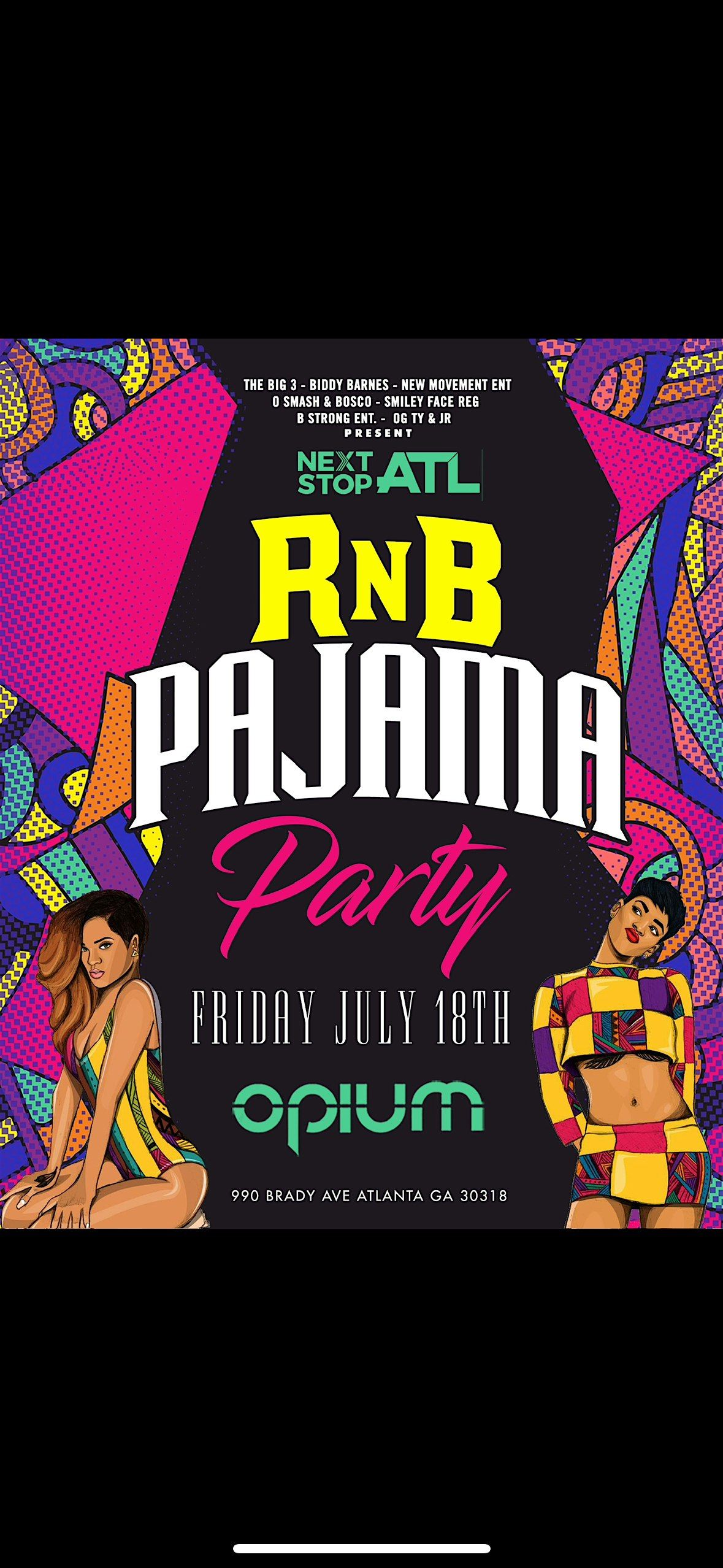 THE RNB PAJAMA-PARTY FRIDAY JULY 18TH at OPIUM LOUNGE 990 Brady ave atl ga, 18 July | Event in Atlanta | AllEvents