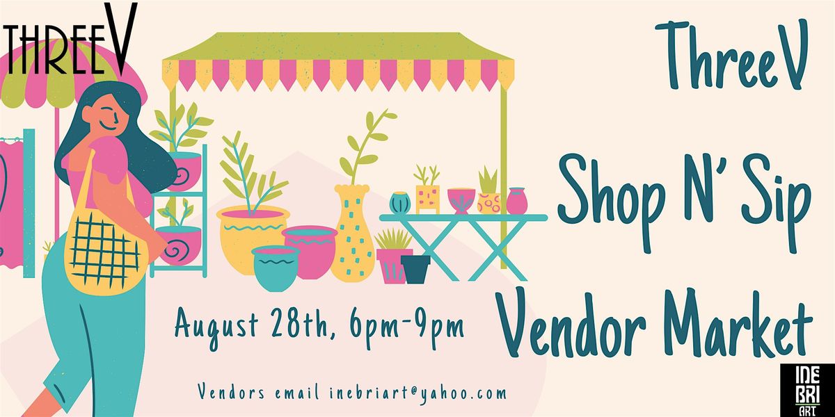 Three V Shop & Sip Marketplace, 27 August | Event in Plymouth | AllEvents