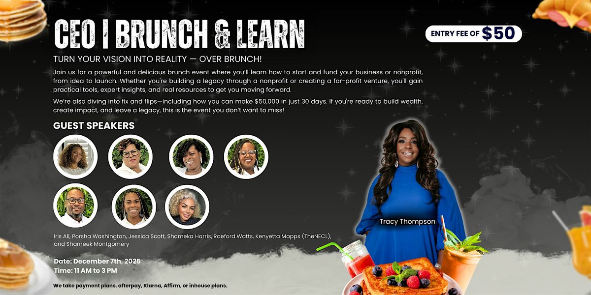 CEO Brunch and Learn (Funding & Grant), 7 December | Event in Houston | AllEvents