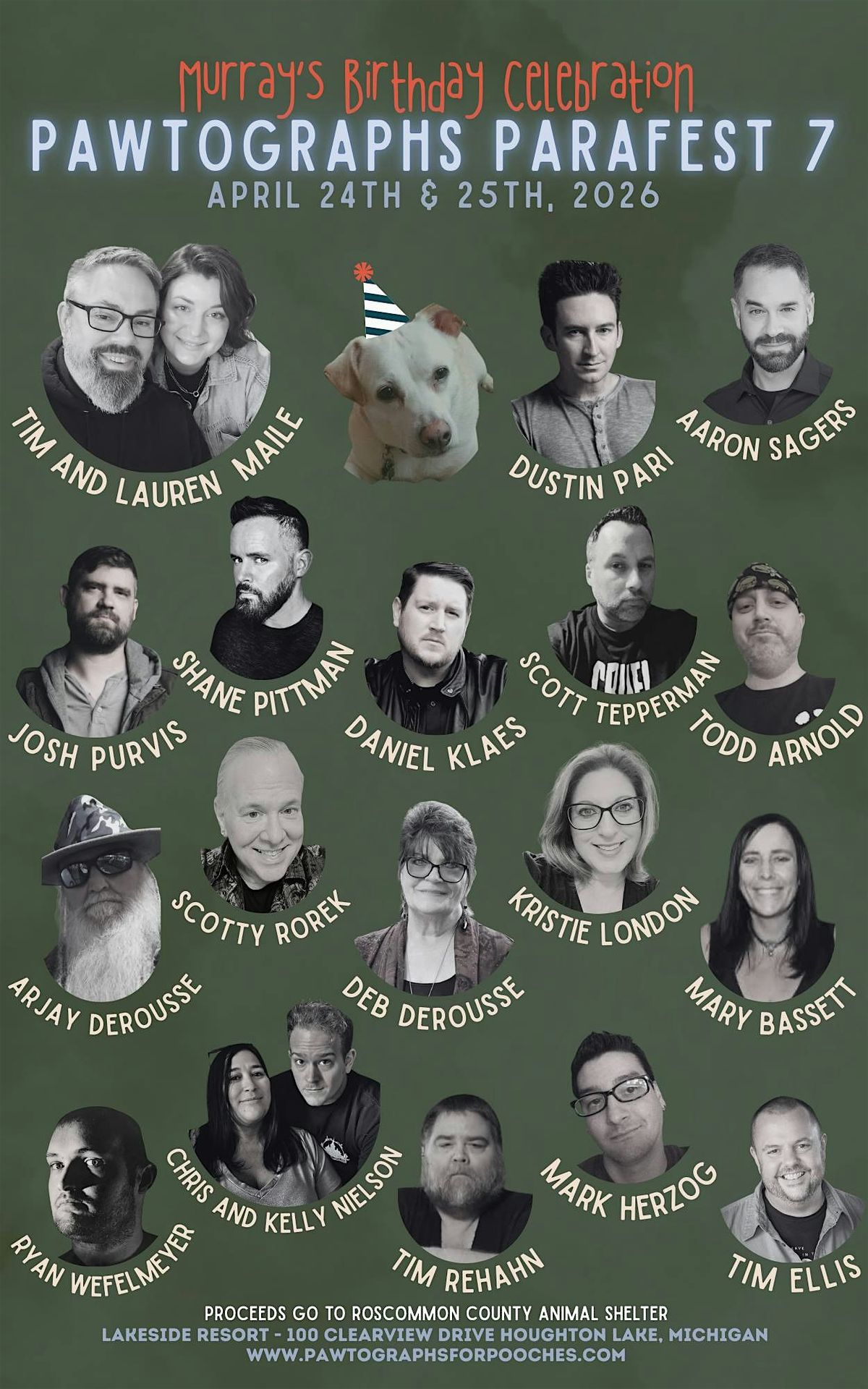 Pawtographs Parafest 7, 24 April | Event in Houghton Lake | AllEvents