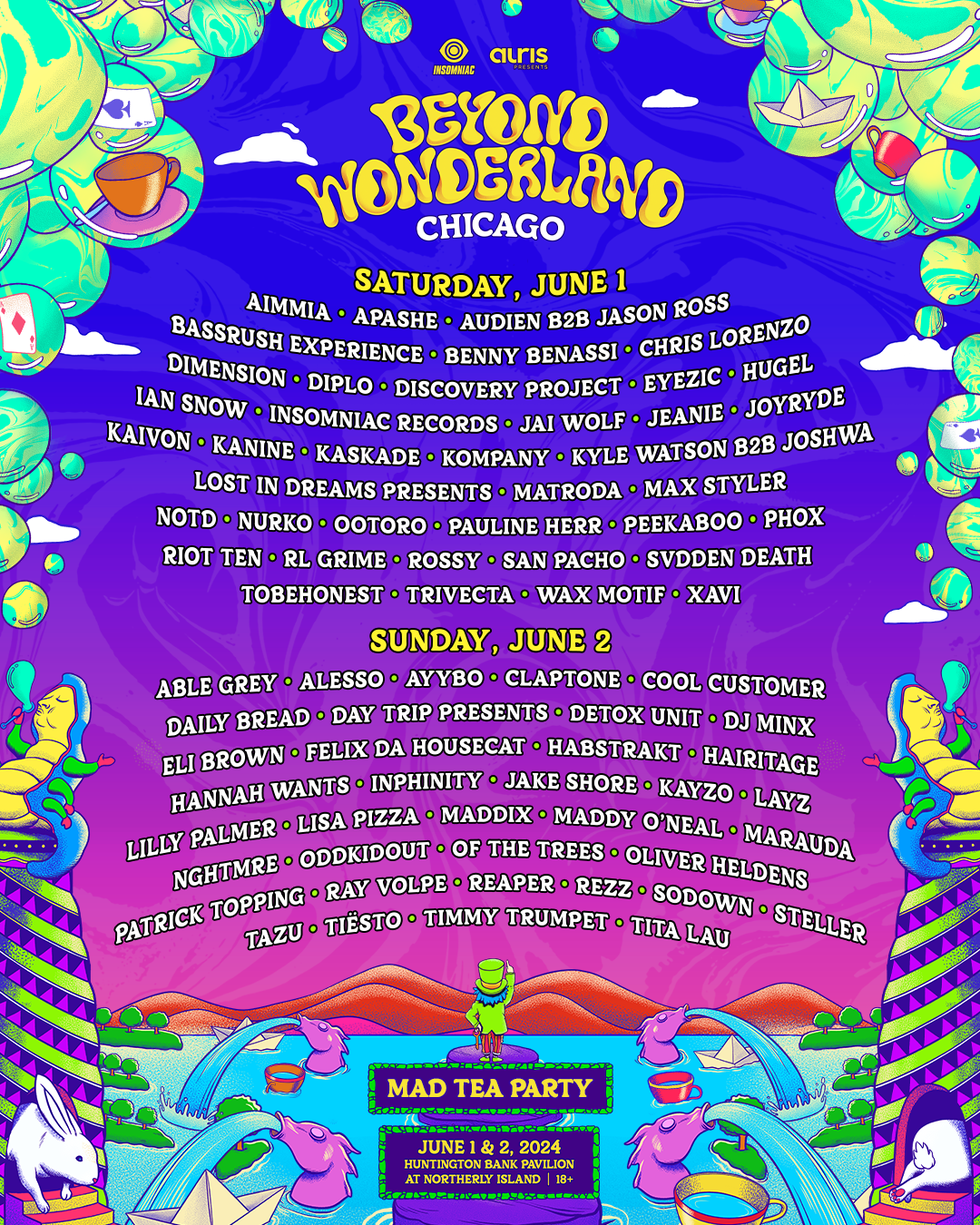 2025 Beyond Wonderland Chicago - 2 Day Pass at Huntington Bank Pavilion at Northerly Island, 7 June | AllEvents