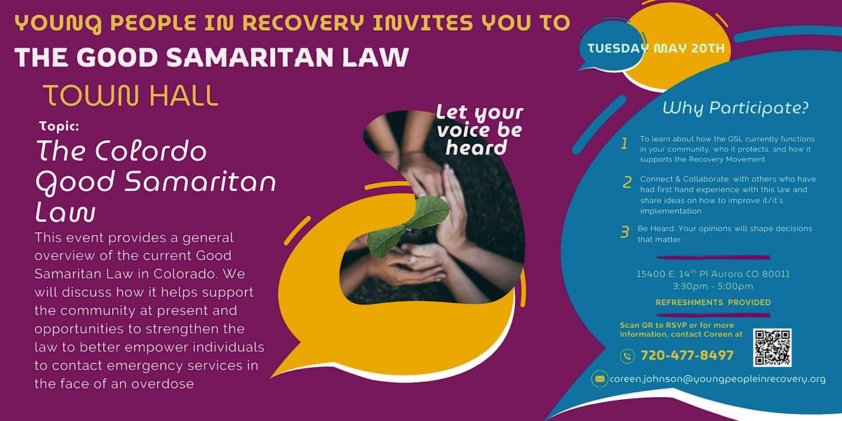 Good Samaritan Town Hall | Event in Aurora | AllEvents