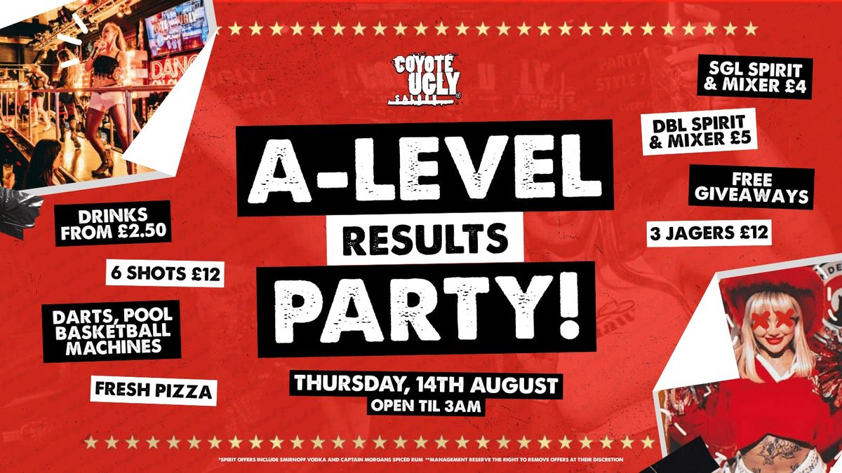 A-LEVELS RESULTS PARTY BIRMINGHAM, 14 August | Event in Birmingham | AllEvents