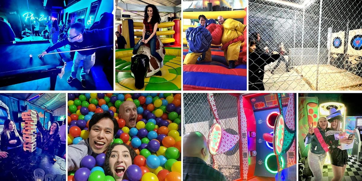 PlayZone Party – Axe Throwing, Mechanical Bull, Sumo and loads more!, 3 October | Event in South Yarra | AllEvents