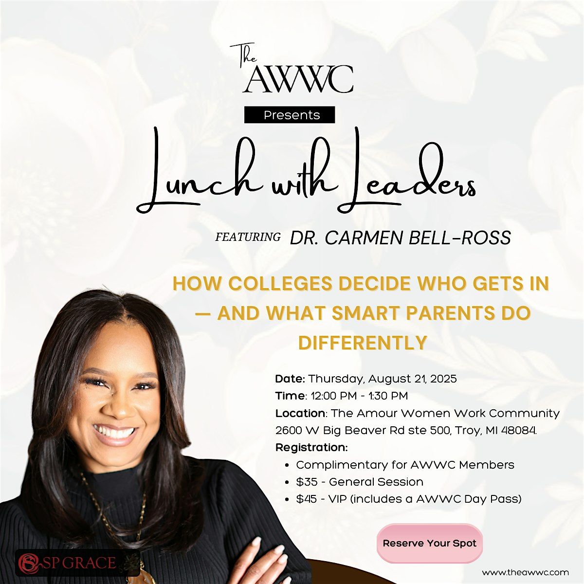 AWWC: How Colleges Decide Who Gets In & What Smart Parents Do Differently, 21 August | Event in Troy | AllEvents