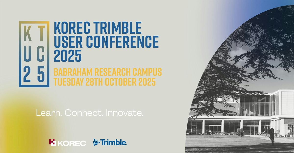 KOREC Trimble User Conference 2025, 28 October | Event in Cambridge | AllEvents