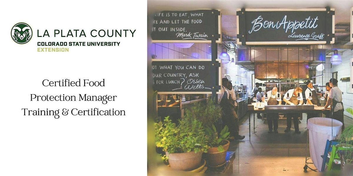 ServSafe Certified Food Protection Manager training (1 - day), 10 November | Event in Durango | AllEvents