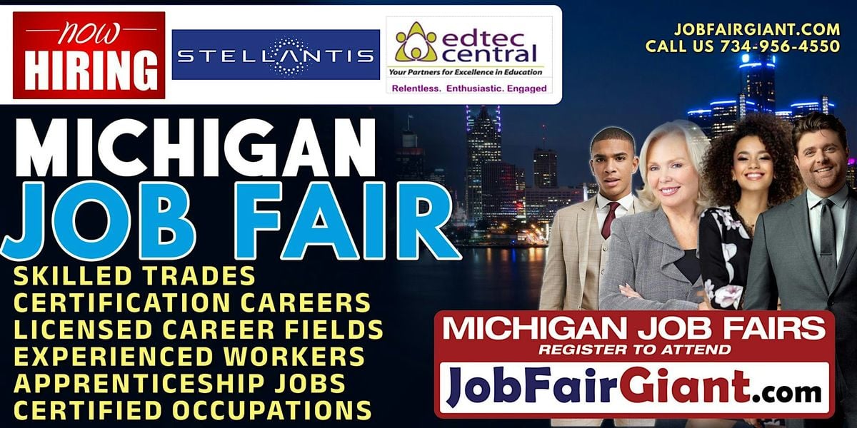 Detroit Skilled Trades and Industrial Career Fair, 19 June | Event in Southfield | AllEvents