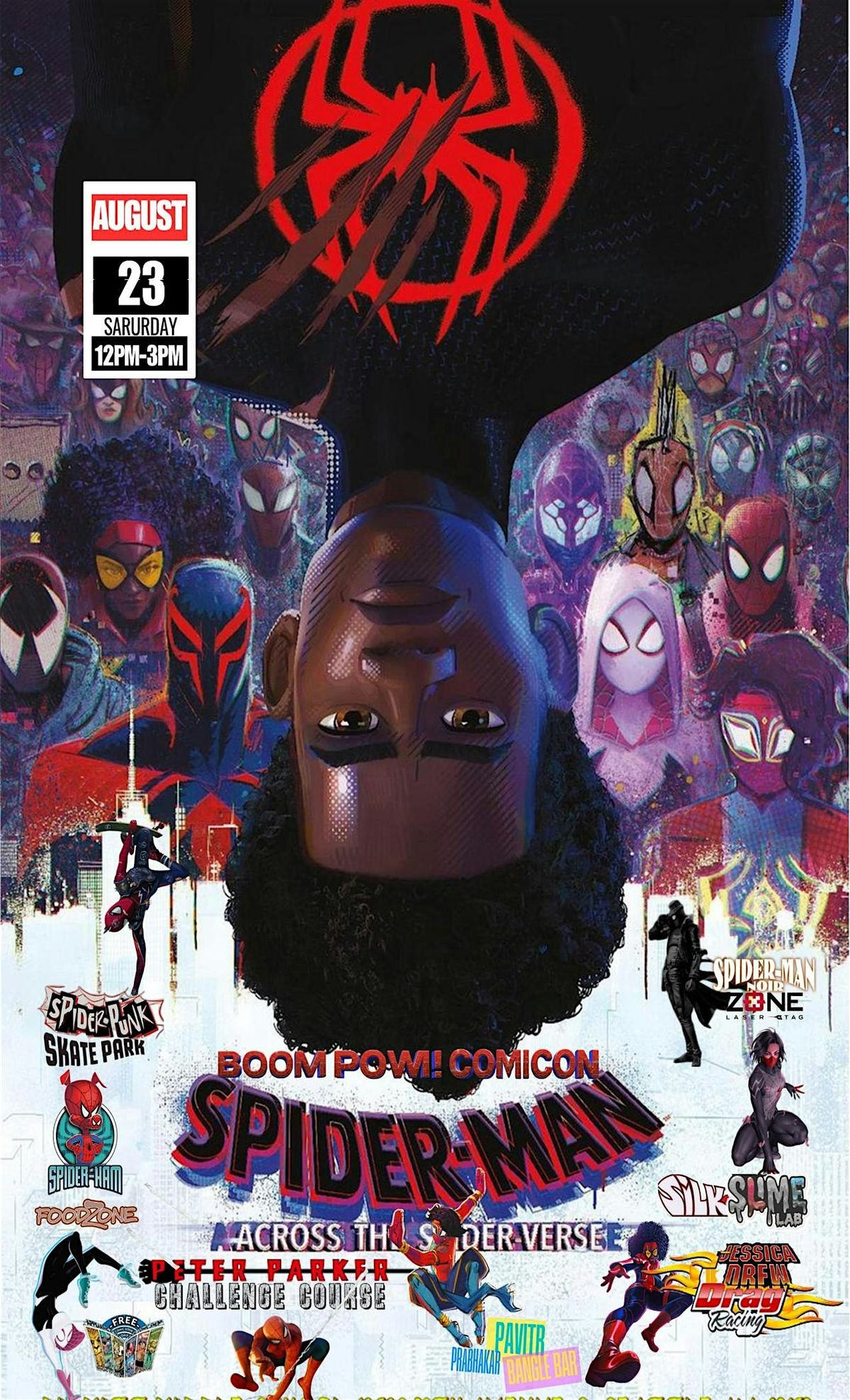 Boom Pow! Collective Comicon: Spiderman Across the Spiderverse, 23 August | Event in Seattle | AllEvents