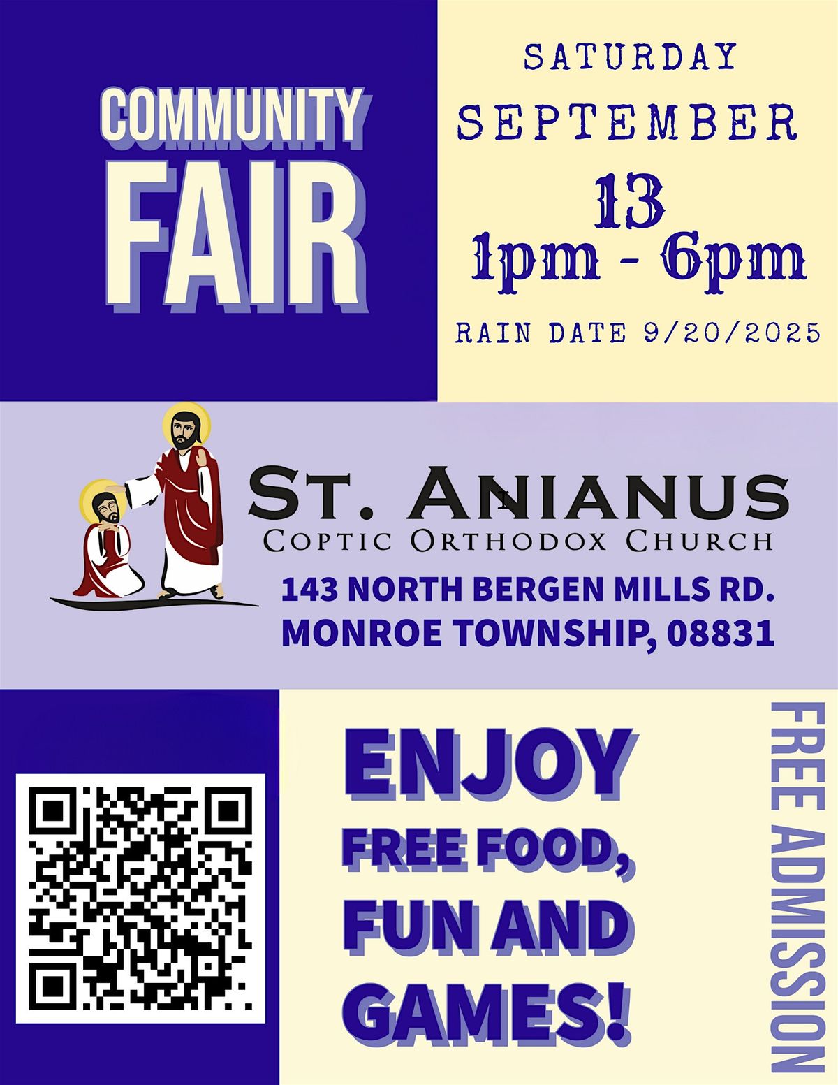 St. Anianus' 4th Annual Community Fair, 13 September | Event in Monroe Township | AllEvents