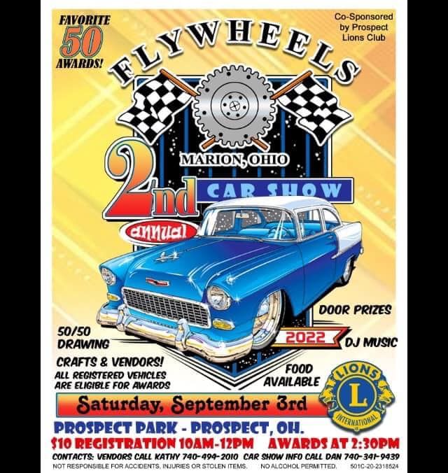 Flywheels Car Show, Prospect Community Park, September 3 2022 AllEvents.in