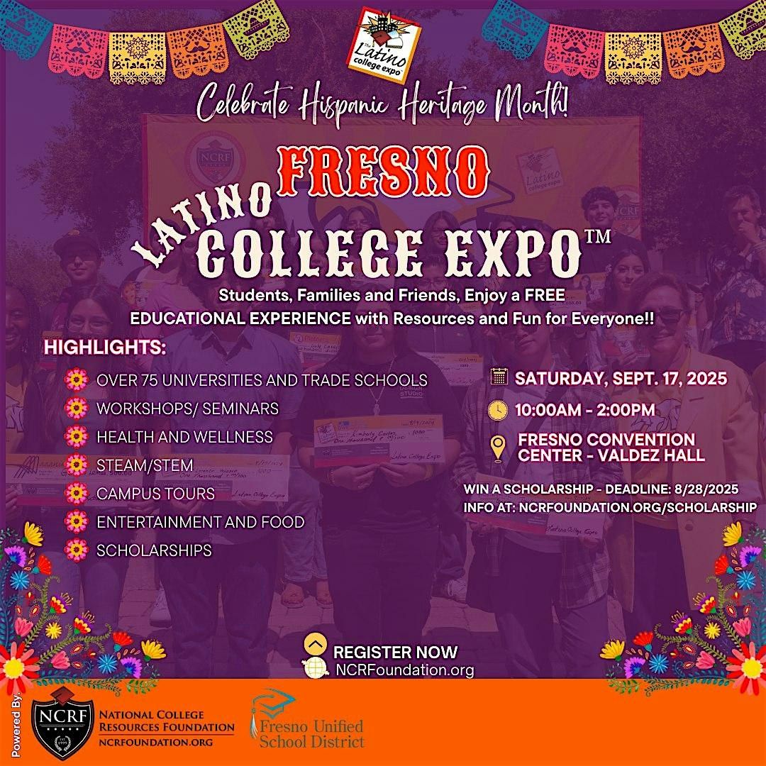 2nd Annual Fresno Latino College Expo-FREE, 17 September | Event in Fresno | AllEvents